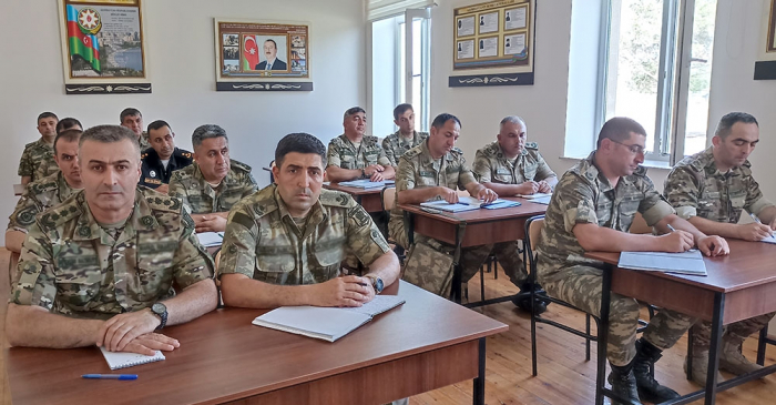   Azerbaijan MoD: Training-methodological sessions were held in the Engineering Troops  