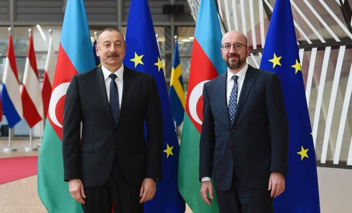 President of European Council discuss bilateral issues with President Ilham Aliyev