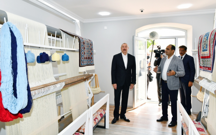  President Ilham Aliyev visits Ramana settlement in Baku - PHOTOS