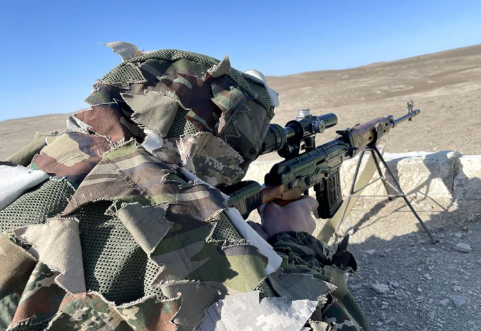 Land Forces of Azerbaijani Army complete sniper training course 