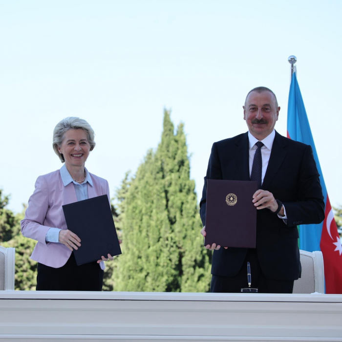   Aserbaidschan, Europäische Union unterzeichnen Absichtserklärung  
