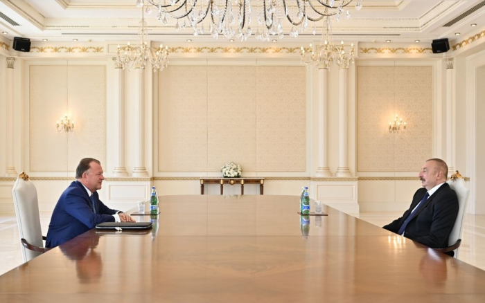 President Ilham Aliyev receives President of International Judo Federation