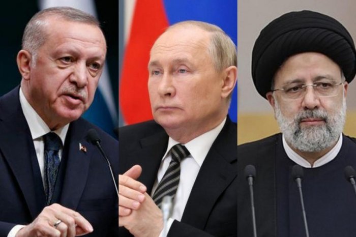    Putin, Ərdoğan və Rəisinin görüşü sona çatdı -  YENİLƏNİB   