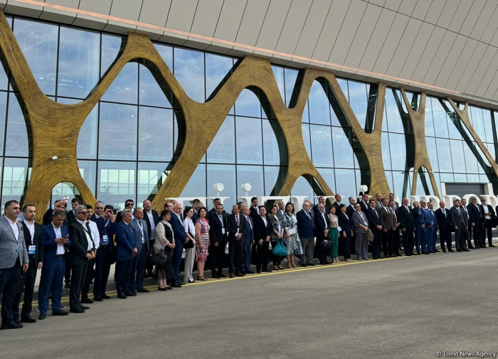 Delegation of foreign media representatives and experts arrives at Fuzuli International Airport