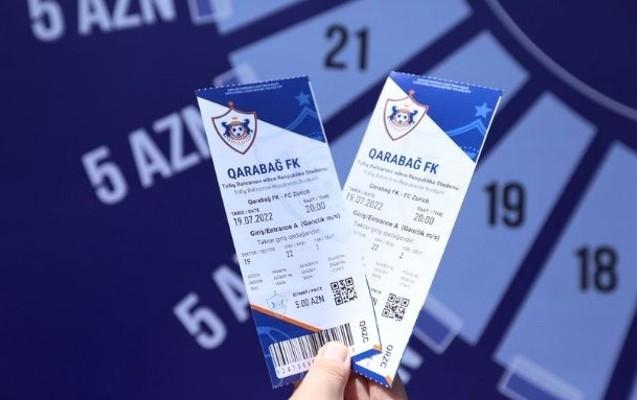 “Qarabağ”ın oyununa 25 min bilet satılıb

