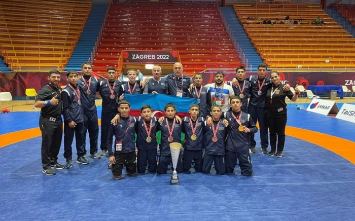 Azerbaijani wrestling team top medal table at European Championships