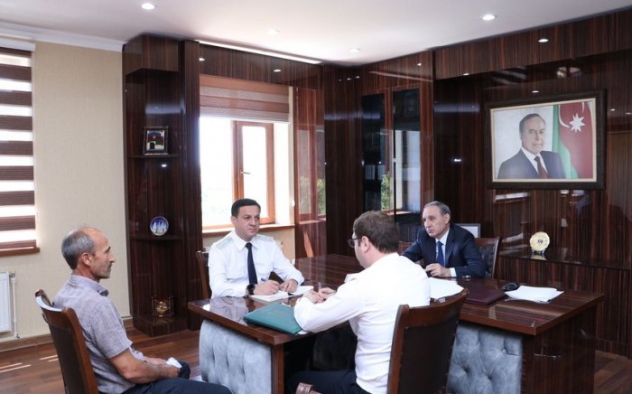 Kamran Əliyev dörd rayonun sakinlərini qəbul edib