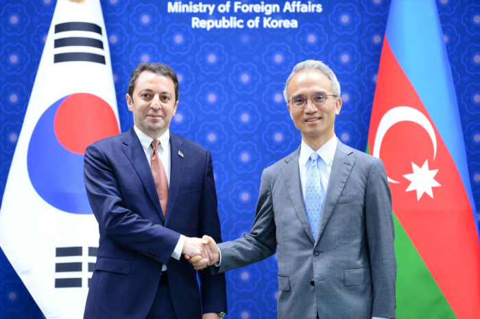   Zwischen den Außenministern Aserbaidschans und Koreas fanden politische Konsultationen statt  