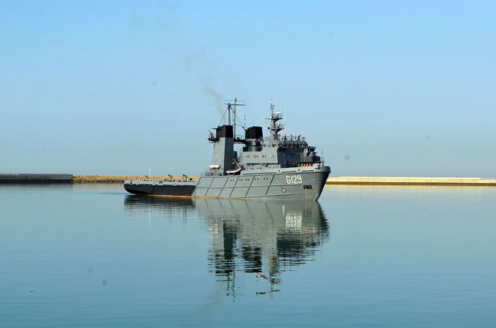 Ships of Azerbaijan Naval Forces return from Russia 