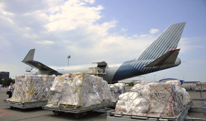 Azerbaiyán envió otra ayuda humanitaria a Ucrania