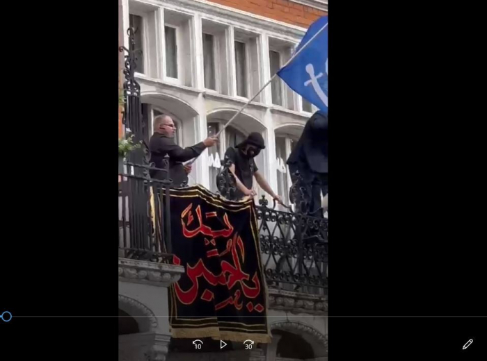  Azerbaijani embassy in London stormed by religious radicals -  VIDEO  