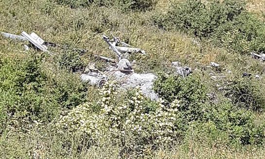   Überreste eines armenischen MI-8-Hubschraubers in Chodschavend gefunden  