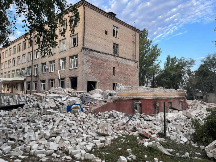    Kramatorskda təhsil müəssisələri vurulub-    FOTOLAR      
