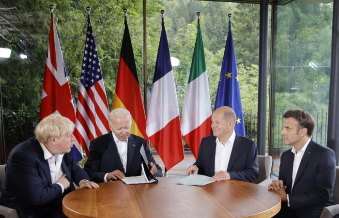 Leaders of US, UK, France, Germany discuss Iran nuclear issue