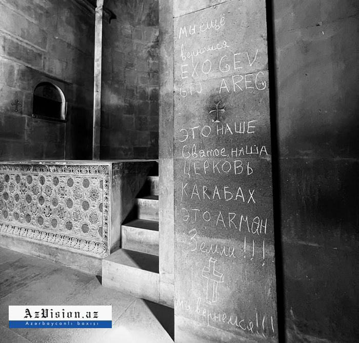   Armenier zerstören illegal errichtete Kirche in Latschin  