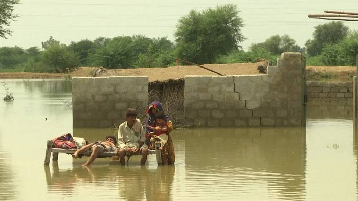   Displaced Pakistanis are distraught after the floods -   NO COMMENT    