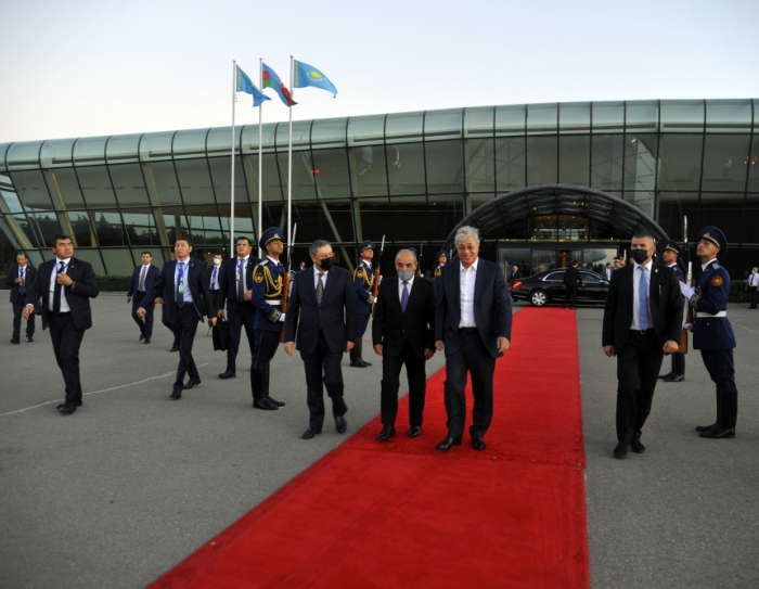   Kazakh President Tokayev ends official visit to Azerbaijan  