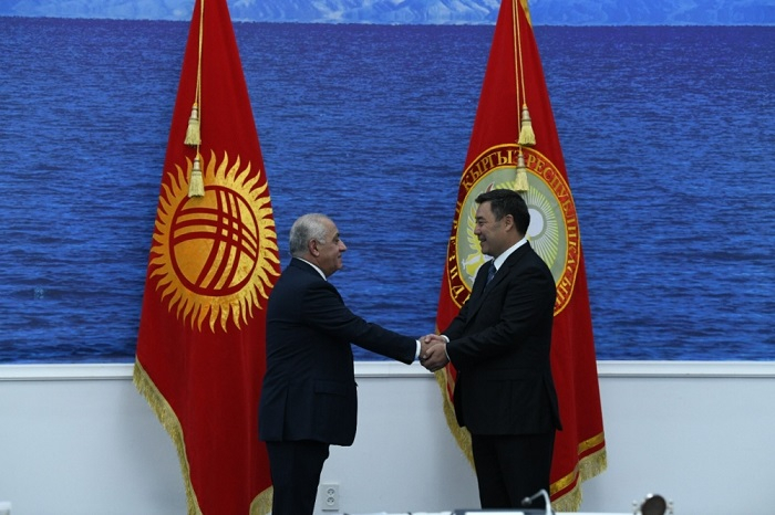  Azerbaijani PM meets with President of Kyrgyzstan in Cholpon-Ata 