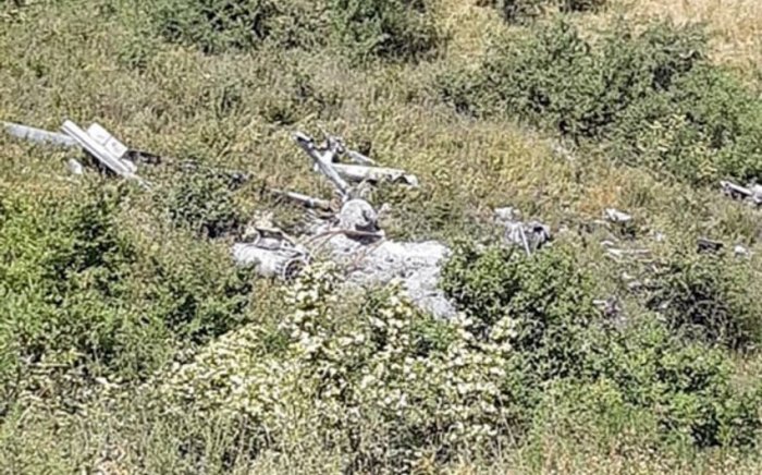    Xocavənddə Ermənistana məxsus helikopterin qalıqları aşkarlanıb -    FOTO      