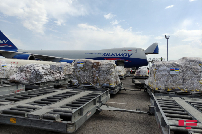   Eine weitere humanitäre Hilfe wurde aus Aserbaidschan in die Ukraine geschickt   - FOTO    