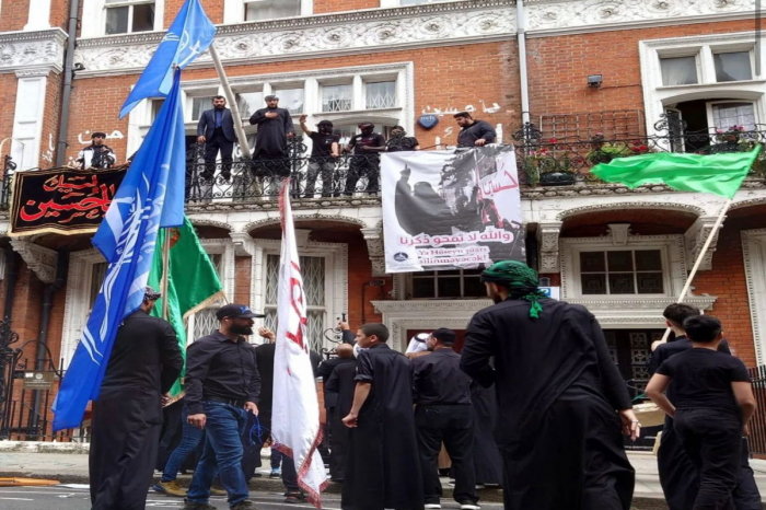   8 Personen wurden wegen des Angriffs auf die aserbaidschanische Botschaft in London festgenommen   FOTO    