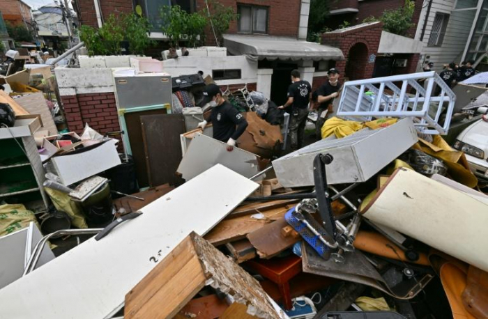 Onze morts dans les inondations en Corée du Sud