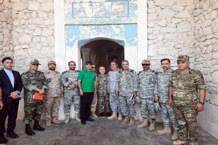 Una delegación militar iraní visita el distrito de Aghdam, liberado de la ocupación armenia