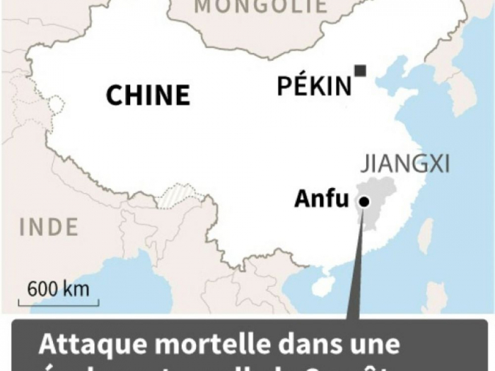 Une attaque dans une maternelle en Chine fait trois morts et six blessés