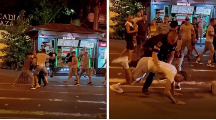    Orduya getmək istəməyən ukraynalılarla polis arasında dava düşdü -    VİDEO      