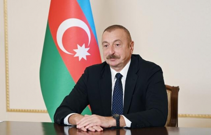   Le président Aliyev accorde une interview à la chaîne AZTV  