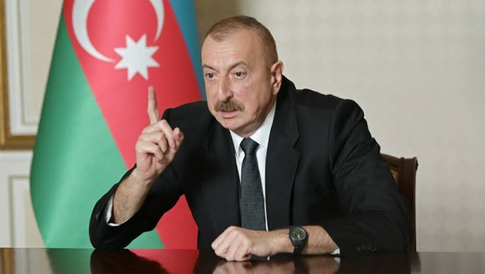     Ilham Aliyev:   Die Entfernung der Elemente der armenischen Armee und der illegalen armenischen Militäreinheiten von unserem Territorium sollte sichergestellt werden  