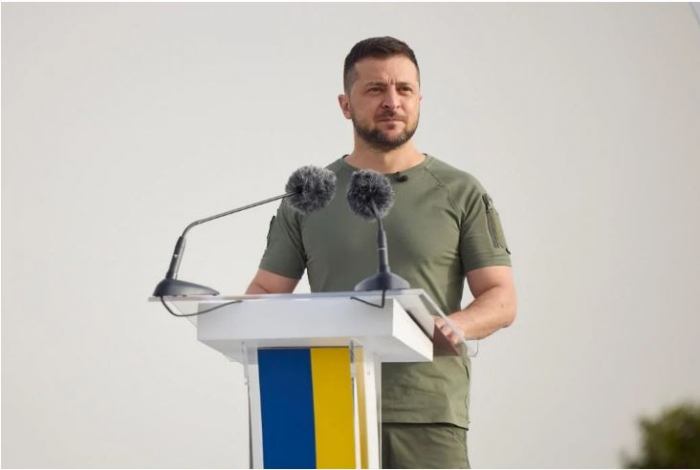 "Heç vaxt torpağımızda yad rəngləri tanımayacağıq" -    Zelenski   