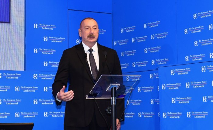       Prezident:"Ölkəmiz on ildən çoxdur ki, qonşu dövlətlər üçün etibarlı qaz ixracatçısına çevrilib"  