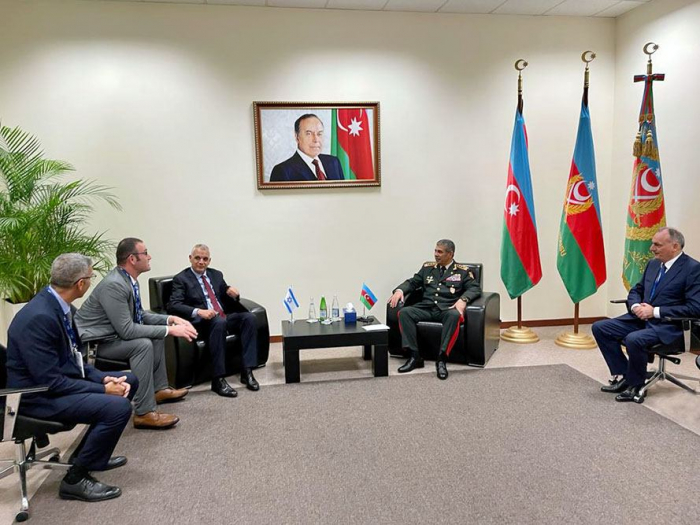 Azerbaijani defense ministry meets with CEO of Israeli Rafael company