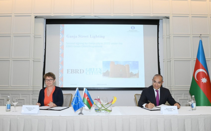  Aserbaidschan hat zwei Dokumente mit der Europäischen Bank für Wiederaufbau und Entwicklung unterzeichnet 