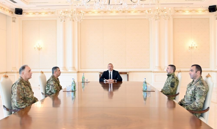 President Ilham Aliyev holds operational meeting with participation of Armed Forces leadership