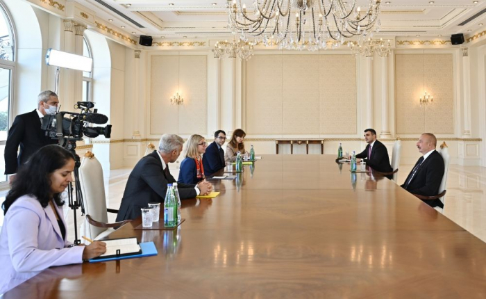   President Ilham Aliyev receives World Bank