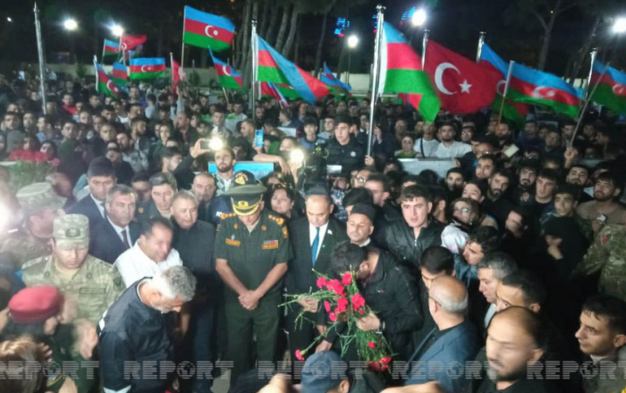 Şəhid Ravil Hümbətov İkinci Fəxri xiyabanda dəfn edildi Şəhid Ravil Hümbətov İkinci Fəxri xiyabanda dəfn edildi