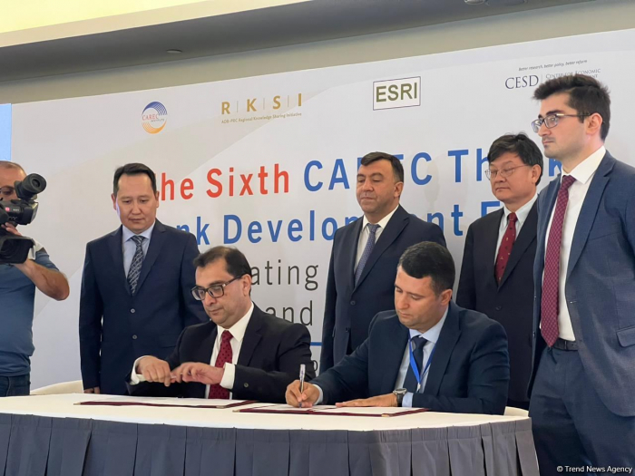 Azerbaijani Research Institute and CAREC ink MoU 