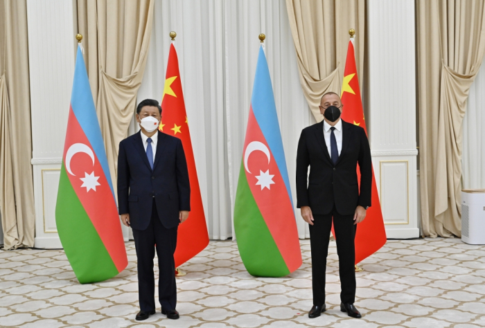  President Ilham Aliyev met with President of China Xi Jinping in Samarkand 