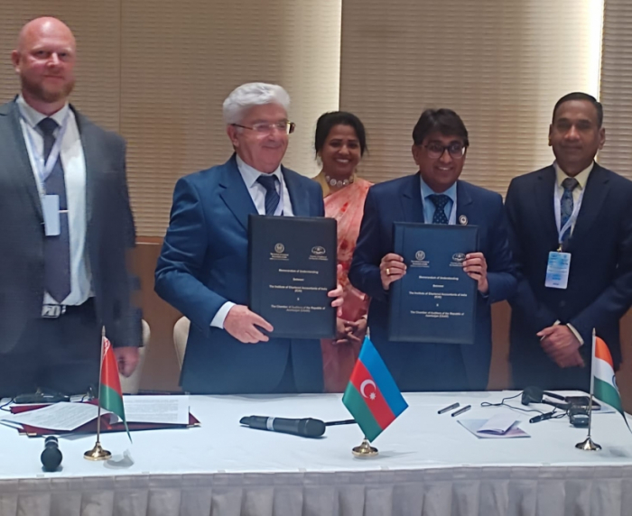 Azerbaijan Chamber of Auditors, Indian Institute of Chartered Accountants sign Memorandum of Understanding