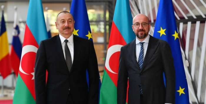    Şarl Mişel İlham Əliyevə zəng edib   