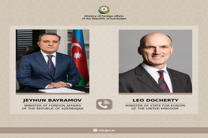   Telephone conversation held between Azerbaijani FM and British Minister of State  