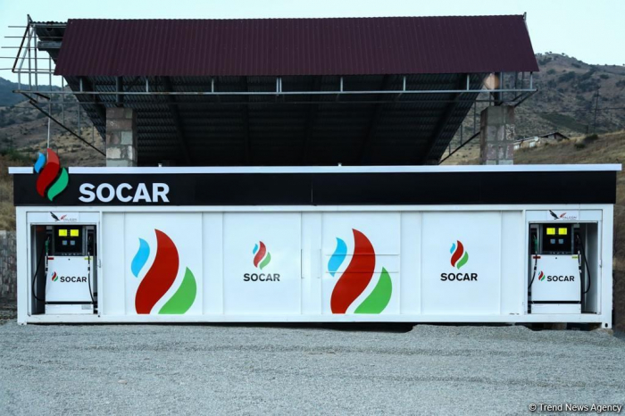 Azerbaijan commissions gas station under SOCAR brand in Hadrut