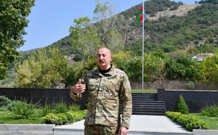     Ilham Aliyev:   "Armenien will keinen Frieden, es lebt immer noch mit revanchistischen Ideen"  