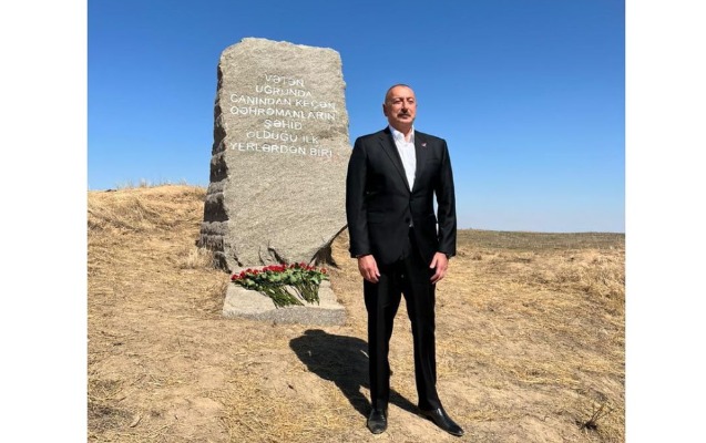  Mehriban Aliyeva teilt Fotos von ihrem Besuch im Distrikt Füzuli mit dem Präsidenten Ilham Aliyev  