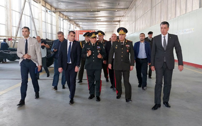 Chief of Azerbaijani General Staff visits National Training Center in Georgia