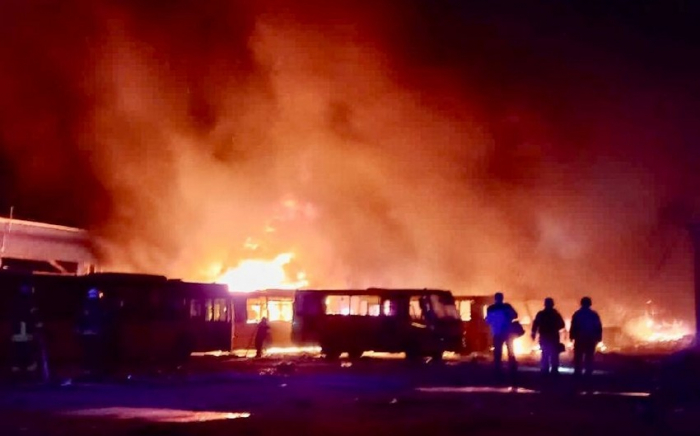   Russland hat   "Iskander"  -Raketen auf die Ukraine abgefeuert: Es gab   Tote und Verletzte  ,   52 Busse brannten    
