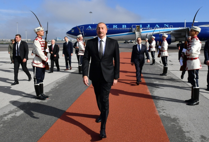   Le président Ilham Aliyev entame une visite officielle en Bulgarie  