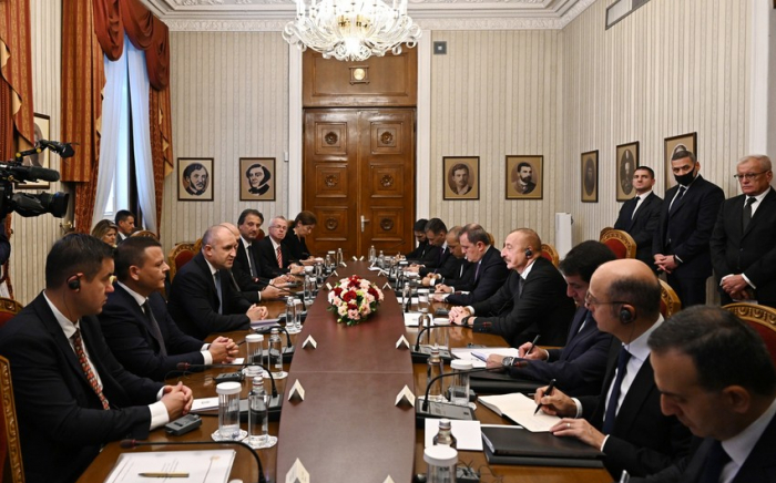   In Sofia fand ein Treffen der Präsidenten Aserbaidschans und Bulgariens statt  